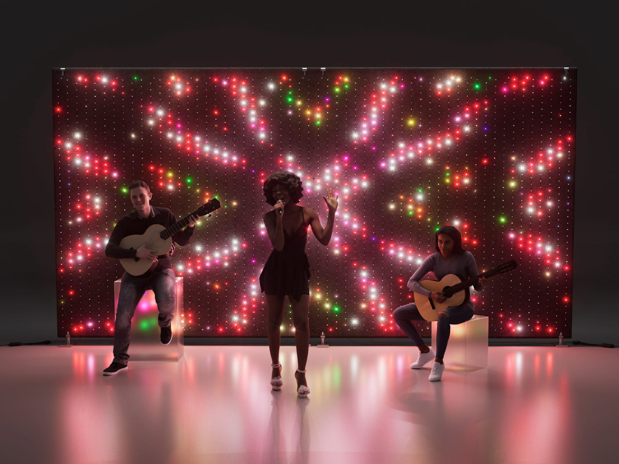 Światła LED na ścianę